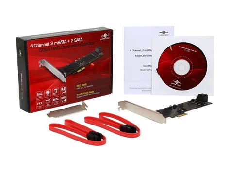 VANTEC UGT-MST644R 2 X MSATA AND 2 X SATA RAID CARD